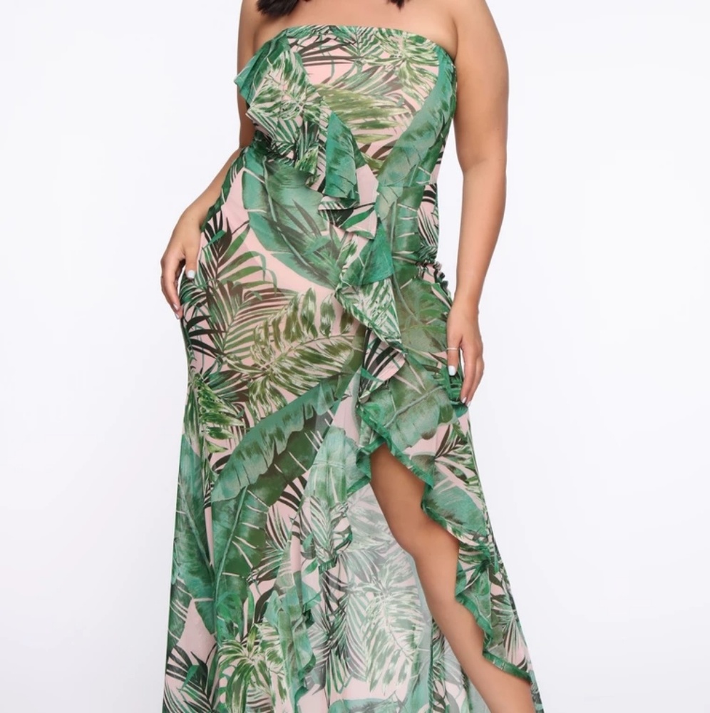 Tropical Maxi dress